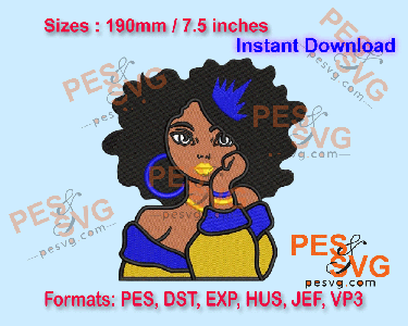 Sigma Life Girl Queen Machine Embroidery Digital Design