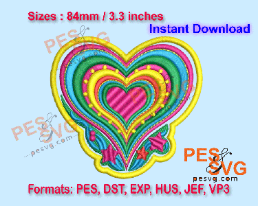 Infinite Love Machine Embroidery Digital Design