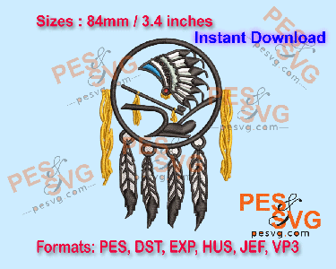 Iowa Tribe of Oklahoma Machine Embroidery Digital Design